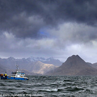 Buy canvas prints of Stormy Mooring In Loch Scavaig, Skye by Donald Parsons