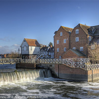 Buy canvas prints of Abbey Mill by David Tinsley