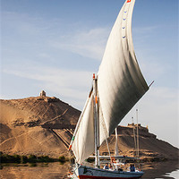 Buy canvas prints of Sailing the Nile by David Tinsley