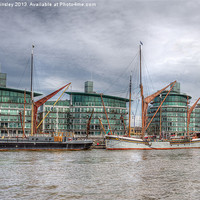 Buy canvas prints of Thames Barges by David Tinsley