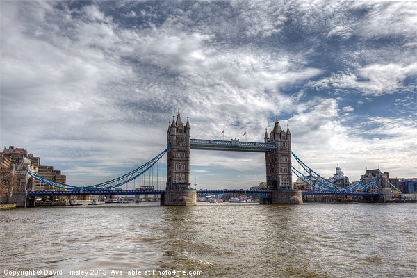 Tower Bridge Picture Board by David Tinsley