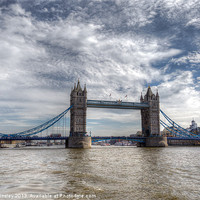 Buy canvas prints of Tower Bridge by David Tinsley