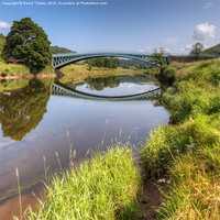 Buy canvas prints of The River Wye at Bigsweir by David Tinsley