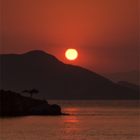 Buy canvas prints of Turkish Sunset by David Tinsley