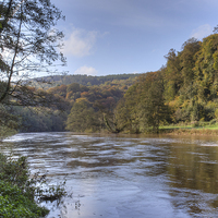 Buy canvas prints of Along the Wye by David Tinsley