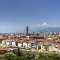 Buy canvas prints of  Florence Panorama by David Tinsley