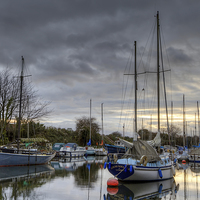 Buy canvas prints of  Harbour Light by David Tinsley