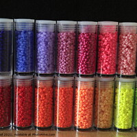 Buy canvas prints of Beading Beads by Tracy Hall