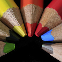 Buy canvas prints of  Pencil Fun Color. by Tracy Hall