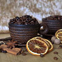 Buy canvas prints of Coffee and Spices by Tracy Hall