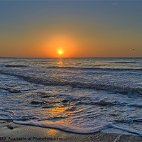 Buy canvas prints of Seaside sunrise by Andy dean