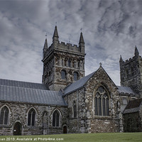 Buy canvas prints of Wimborne minster by Andy dean