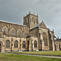 Buy canvas prints of Sherborne abbey by Andy dean