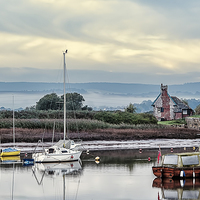 Buy canvas prints of Early morning on the Exe by Andy dean
