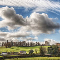 Buy canvas prints of Big sky at Powderham by Andy dean