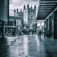 Buy canvas prints of The city wakes by Andy dean