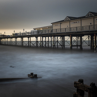 Buy canvas prints of  September morning at the pier by Andy dean