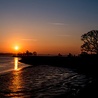 Buy canvas prints of Starcross sunrise by Andy dean