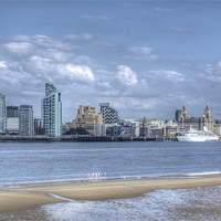 Buy canvas prints of Liverpool water front by allen dutton