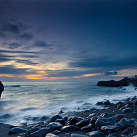 Buy canvas prints of Tenerife Sunset by Malcolm Wood