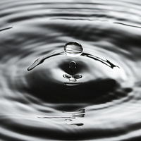 Buy canvas prints of Water Droplet by Malcolm Wood