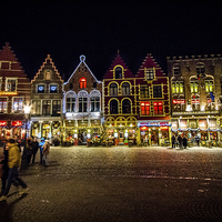 Buy canvas prints of Christmas In Bruges by Malcolm Wood