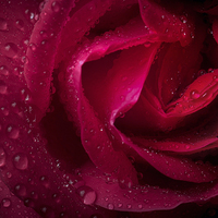 Buy canvas prints of  Rain On A Rose by Malcolm Wood