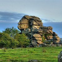 Buy canvas prints of Vixen Tor / The Sphinx of Dartmoor by kevin wise