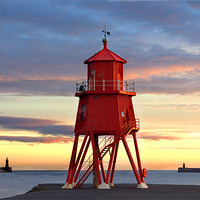 Buy canvas prints of South Shields Groyne by kevin wise
