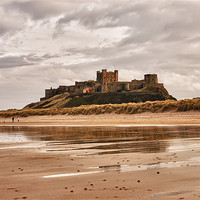 Buy canvas prints of Bamburgh Castle by kevin wise