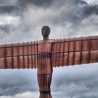 Buy canvas prints of Angel of the North by kevin wise