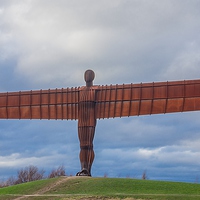 Buy canvas prints of The Angel of the North by kevin wise