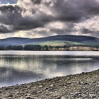 Buy canvas prints of  Catcleugh Reservoir by kevin wise