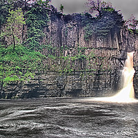 Buy canvas prints of High Force HDR by kevin wise