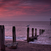 Buy canvas prints of   Groyne 1                                   by kevin wise