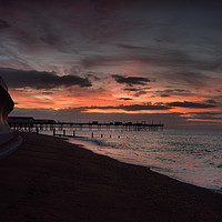 Buy canvas prints of      Teignmouth sunrise 3                          by kevin wise