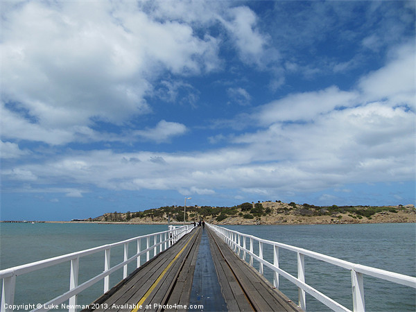 Victor Harbor Causeway Picture Board by Luke Newman