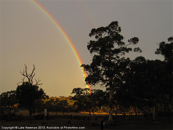 Glorious Farm Rainbow Picture Board by Luke Newman
