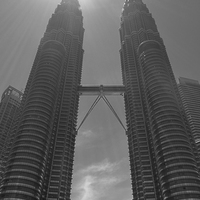 Buy canvas prints of The Mighty Petronas by Luke Newman