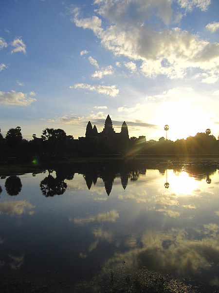 Angkor Wat Sunrise Picture Board by Luke Newman