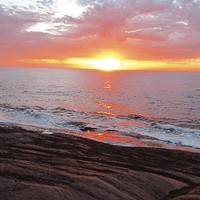 Buy canvas prints of Cape Leeuwin Sunset by Luke Newman