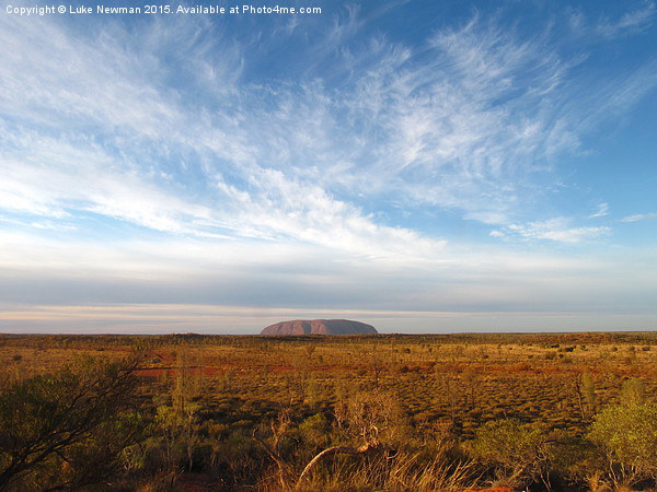  Uluru Dawn Picture Board by Luke Newman