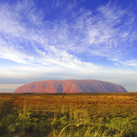 Buy canvas prints of  Uluru Dawn 2 by Luke Newman