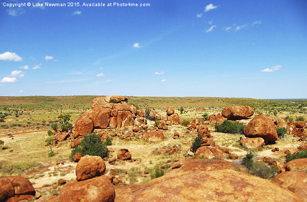  The Devils Marbles Picture Board by Luke Newman