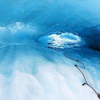 Buy canvas prints of Fox Glacier Tunnel by Luke Newman