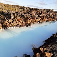 Buy canvas prints of Blue Lagoon Small Lake by Luke Newman