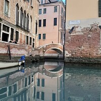 Buy canvas prints of Venice Canal - Rio De La Veste by Luke Newman