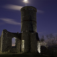 Buy canvas prints of Kinnoull Hill Tower Light Paint by Jamie Moffat