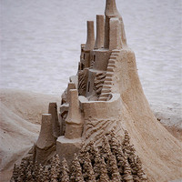 Buy canvas prints of Sand spires by Kevin White