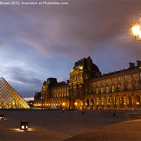 Buy canvas prints of Louvre Museum, Paris, France by Ankor Light